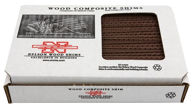 Nelson WC8/32/15/50 Shim, 8 in L, 1-1/2 in W, Composite