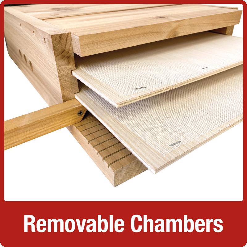 Nature's Way Cedar Series 20.5 in. H X 5 in. W X 12 in. L Cedar Bat House