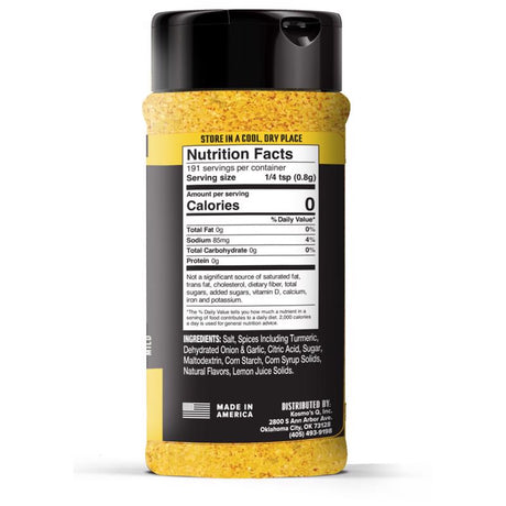 Kosmos Q Wing Dust Lemon Pepper Wing Seasoning 5 oz