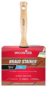 Wooster F5116-5-1/2 Paint Brush, 5-1/2 in W, 3-1/4 in L Bristle, China Bristle, Threaded Handle