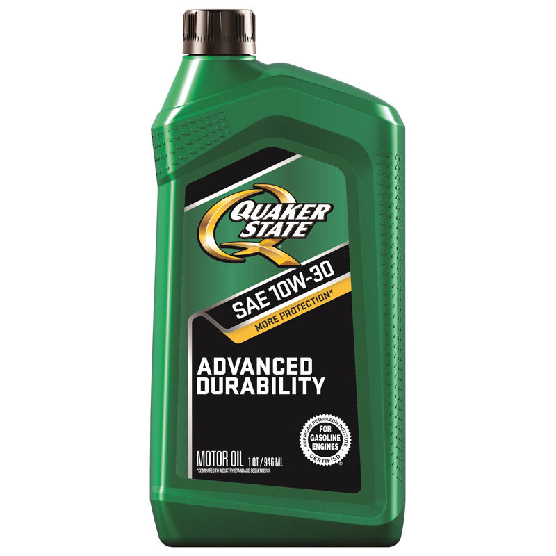 Quaker State Peak Performance 10W-30 4-Cycle Conventional Motor Oil 1 qt 1 pk, Pack of 6