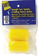 Foampro 32R Painter Refill, 1/4 in Thick Nap, 2-1/2 in L, Foam Cover