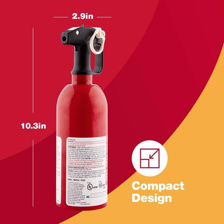 First Alert 2 lb Fire Extinguisher For Auto US DOT Agency Approval, Pack of 4