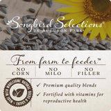 Songbird Selections Wild Finch Feast with Nyjer Wild Bird Seed Wild Bird Food 10 lb