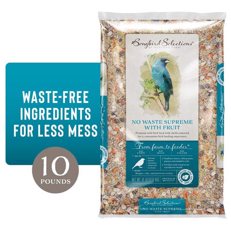 Songbird Selections Wild Bird Seed Wild Bird Food 10 lb, Pack of 4
