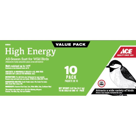 Ace Assorted Species Sunflower Seeds Suet 11 oz