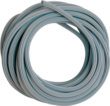 Make-2-Fit P 7645 Screen Retainer Spline, 0.250 in D, 25 ft L, Vinyl, Gray, Round