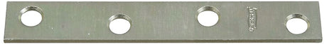 National Hardware N272-732 Mending Brace, 4 in L, 5/8 in W, Steel, Zinc, Screw Mounting, Pack of 20