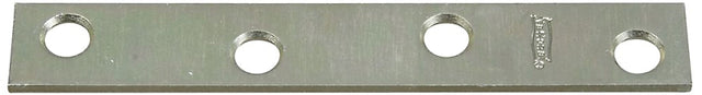 National Hardware N272-732 Mending Brace, 4 in L, 5/8 in W, Steel, Zinc, Screw Mounting, Pack of 20