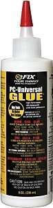 Protective Coating PC-Universal Glue 808085 Glue, White, 8 oz, Bottle