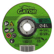 Gator 9604 Grinding Wheel, 4 in Dia, 1/4 in Thick, 5/8 in Arbor, Aluminum Oxide Abrasive