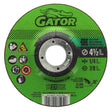 GatorBlade 9614 Cut-Off Wheel, 4-1/2 in Dia, 1/4 in Thick, 7/8 in Arbor, 24 Grit, Silicone Carbide Abrasive