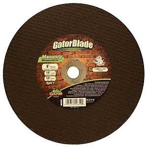 GatorBlade 9650 Cut-Off Wheel, 8 in Dia, 5/8 in Thick, 1/8 in Arbor