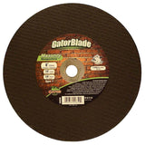 GatorBlade 9650 Cut-Off Wheel, 8 in Dia, 5/8 in Thick, 1/8 in Arbor