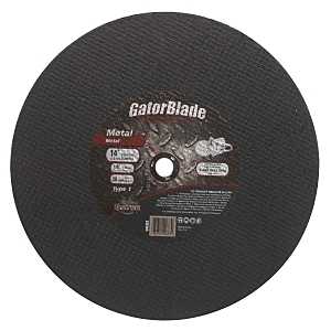 GatorBlade 9683 Cut-Off Blade, 14 in Dia, 1/8 in Thick, 20 mm Arbor, Aluminum Oxide Abrasive