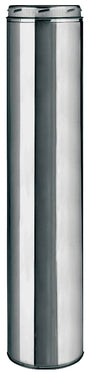 Selkirk 206024 Chimney Pipe, 8 in OD, 24 in L, Stainless Steel