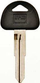 Hy-Ko 12005SUZ17 Automotive Key Blank, Brass/Plastic, Nickel, For: Suzuki Vehicle Locks, Pack of 5