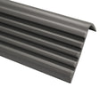 Shur-Trim FV4020GRY60R Drop Overlap Nosing, 6 ft L, 1-7/8 in W, Vinyl, Gray