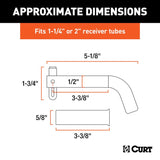 CURT Hitch Pin and Adapter