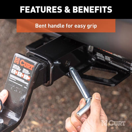 CURT Hitch Pin and Adapter