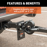 CURT 30000 lb. cap. Pintle Hook