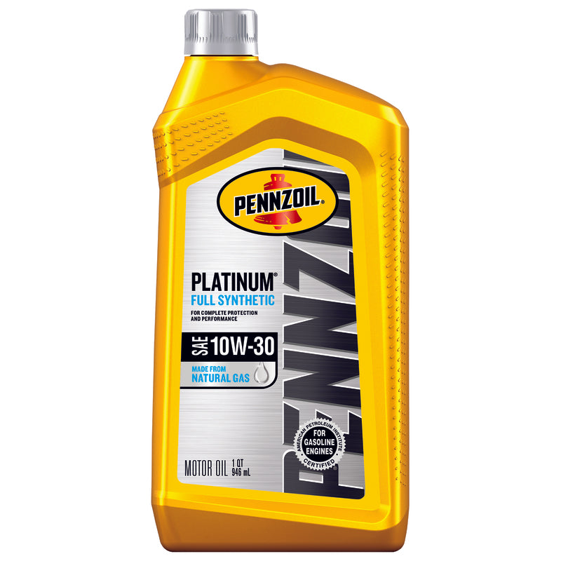 Pennzoil Platinum 10W-30 4-Cycle Synthetic Motor Oil 1 qt 1 pk, Pack of 6