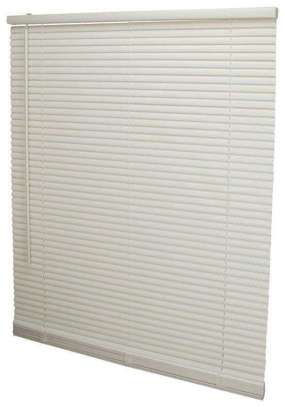 Simple Spaces PVCMB-19AA Blind, 72 in L, 35 in W, Vinyl, Alabaster, Pack of 4