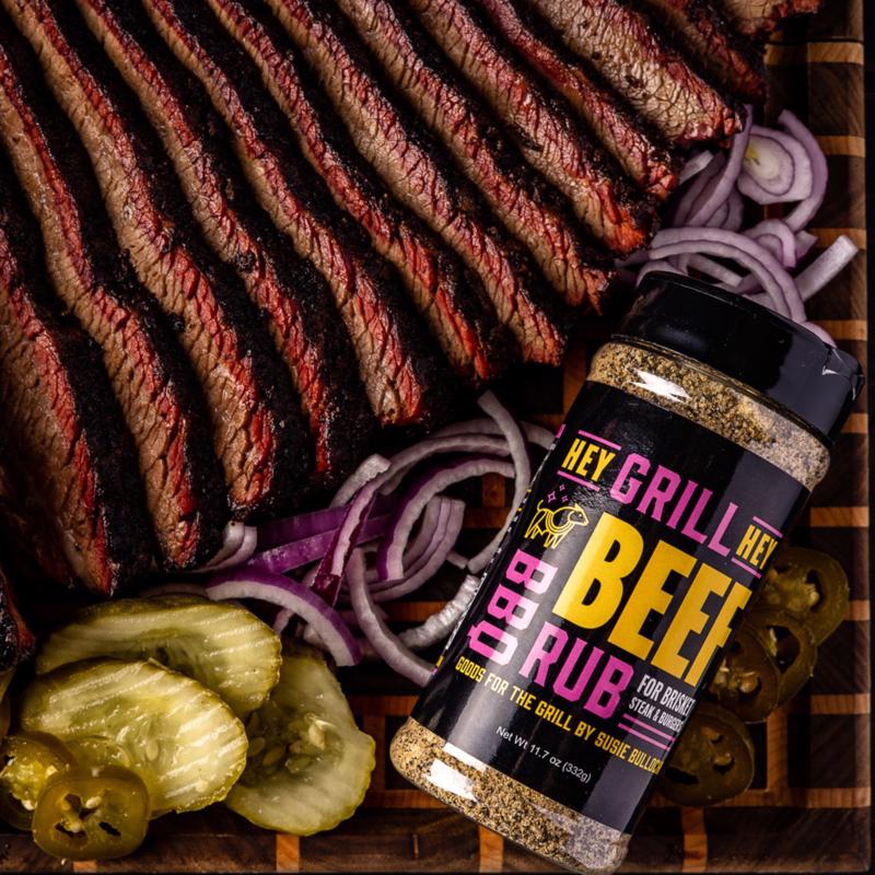 Hey Grill Hey savory, garlic, pepper beef rub Beef Rub 11.7 oz