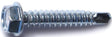 Midwest Fastener 10277 Screw, #8 Thread, 1 in L, Hex, Socket Drive, Self-Drilling Point, Steel, Zinc, 1 PK