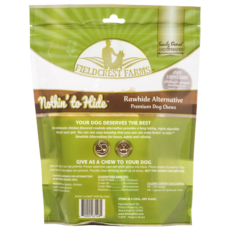 Fieldcrest Farms Nothin' to Hide Chicken Grain Free Chews For Dogs 8 pk