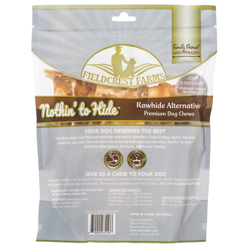 Fieldcrest Farms Nothin' to Hide Beef Grain Free Chews For Dogs 8 pk