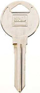 Hy-Ko 11010MZ16 Automotive Key Blank, Brass, Nickel, For: Mazda Vehicle Locks, MZ16 Key Number, Pack of 10