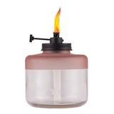 TIKI Adjustable Flame Pink Glass 6.5 in. Tabletop Torch 1 pc, Pack of 6