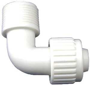 Flair-It PEXLOCK 16809 Pipe Elbow, 3/4 in, MPT, 90 deg Angle