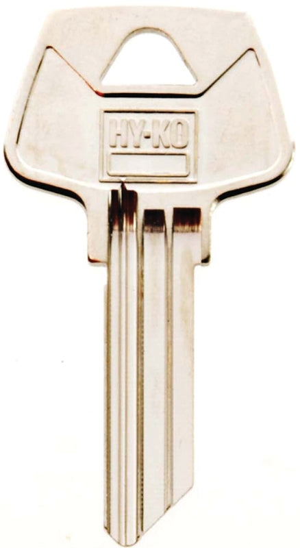 Hy-Ko 11010S32 Key Blank, Brass, Nickel, For: Sargent Cabinet, House Locks and Padlocks, S32 Key Number, Pack of 10