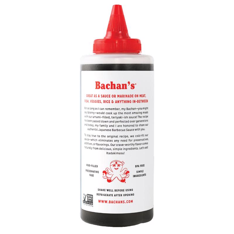 Bachan's Original Japanese Teriyaki BBQ Sauce 17 oz