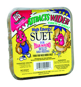 C&S Products Assorted Species Beef Suet Wild Bird Food 11.75 oz, Pack of 12