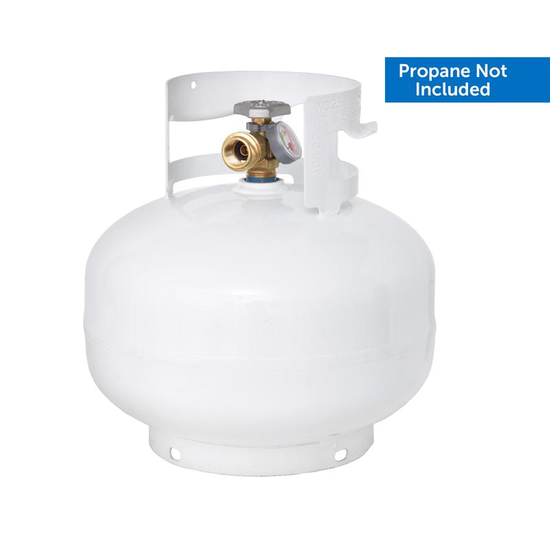 Flame King 11 lb Steel Empty LP Tank with Gauge