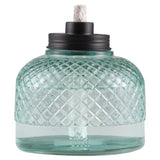 TIKI Blue Glass 5.80 in. Tabletop Torch 1 pc, Pack of 6