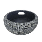 Exhart Black/Gray Resin Echo Dot Holder Outdoor Decoration, Pack of 3