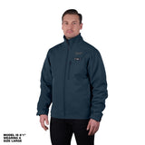 Milwaukee M12 XXL Long Sleeve Unisex Full-Zip Cordless Heated Jacket Blue