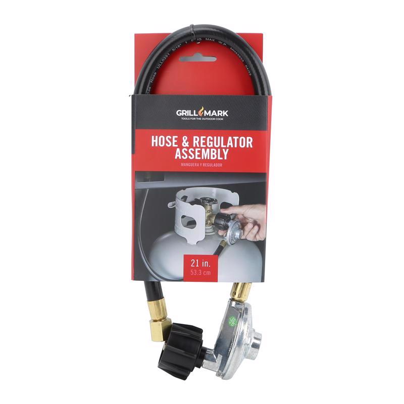 Grill Mark 21 in. L Rubber Propane Hose and Regulator, Pack of 4