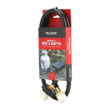 Grill Mark Plastic Gas Line Hose and Adapter For Universal