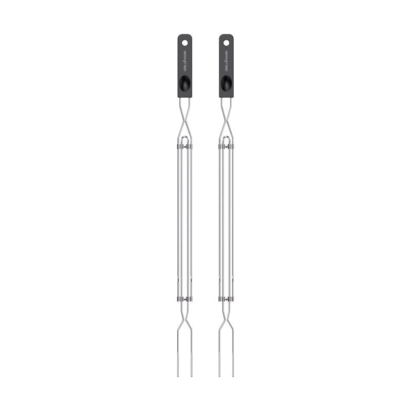 Grill Mark Silver Extension Fork with Glow 2 pk