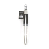 Grill Mark Stainless Steel Black/Silver Grill Tongs 1 pk