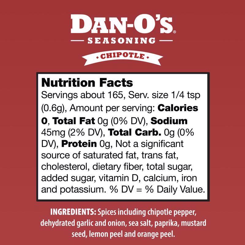 Dan-O's Chipotle Seasoning 3.5 oz