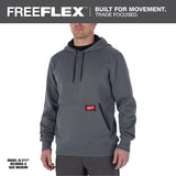 Milwaukee M Long Sleeve Men's Hooded Hoodie Gray