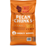 Smokey Woods All Natural Pecan Wood Smoking Chunks 350 cu in