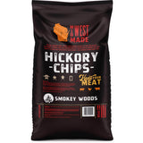 Smokey Woods All Natural Hickory Wood Smoking Chips 192 cu in