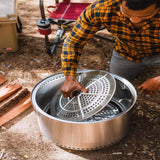 Solo Stove Ranger 2.0 15 in. W Stainless Steel Round Multi-Fuel Fire Pit